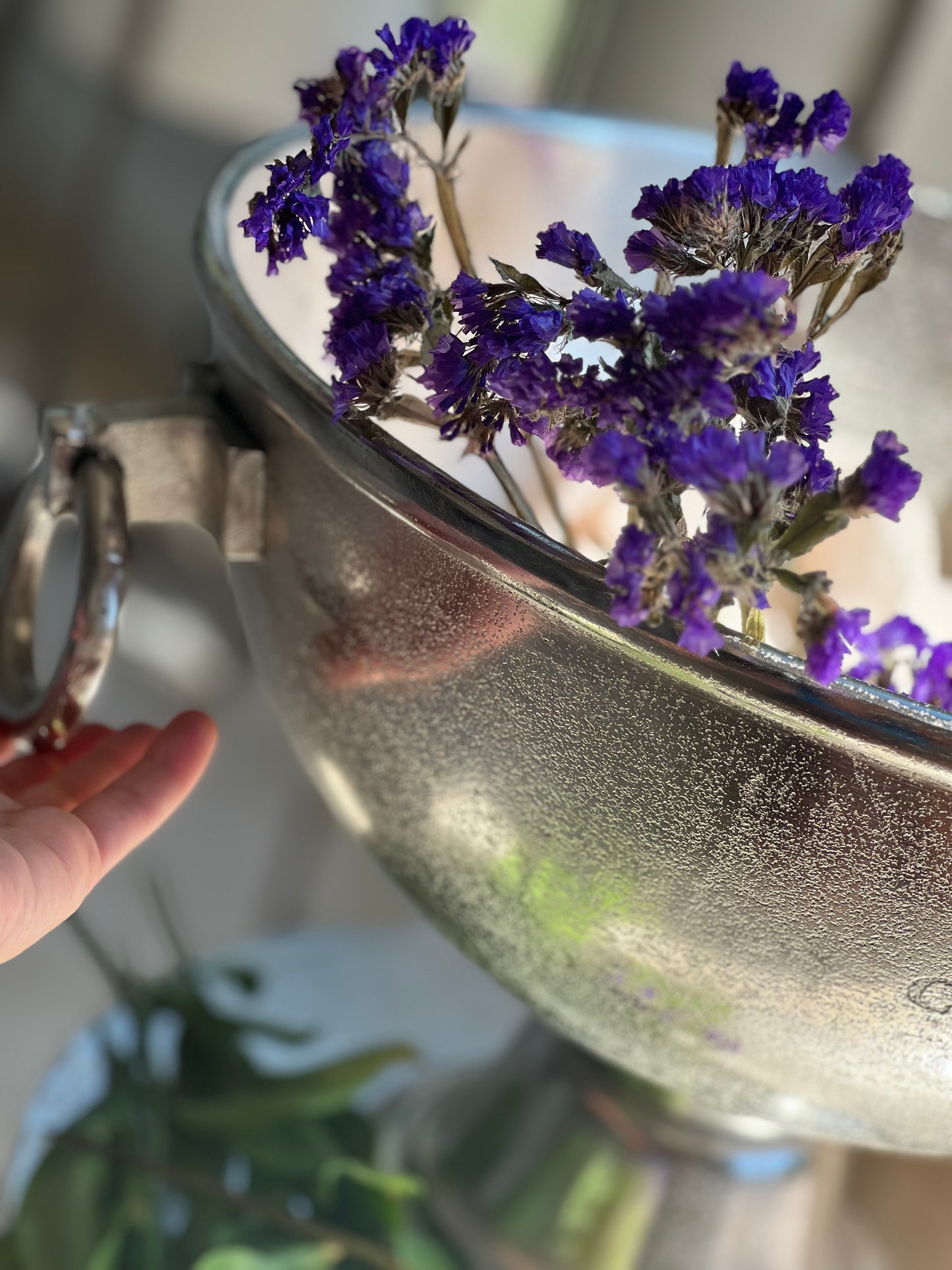 MATCH Modern Pewter Footed Champagne Bucket
