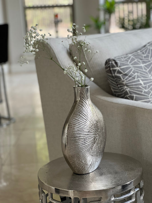 Decorative Silver Vase